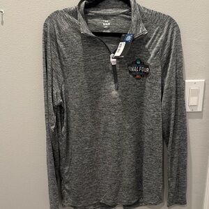 Under Armour Final Four 2025 Gray Quarter-Zip Pullover